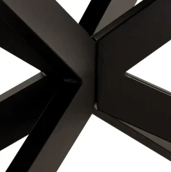 Stół Irwine 200/240x100cm brązowy/czarny