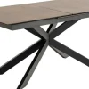 Stół Irwine 168/210x90cm brązowy/czarny