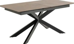 Stół Irwine 168/210x90cm brązowy/czarny