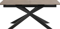Stół Irwine 168/210x90cm brązowy/czarny