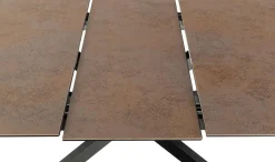 Stół Irwine 168/210x90cm brązowy/czarny