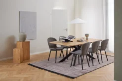 Stół Irwine 200x100cm dąb/czarny