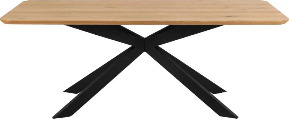 Stół Irwine 200x100cm dąb/czarny