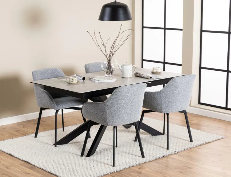 Stół Irwine 168/210x90cm grey Anista