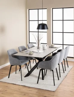 Stół Irwine 168/210x90cm grey Anista