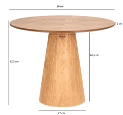 Stół kawowy Soleilo okrągły 80cm