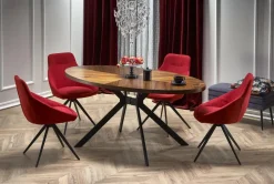 Stół Locco orzechowy/czarny