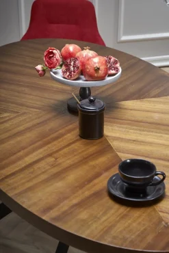 Stół Locco orzechowy/czarny