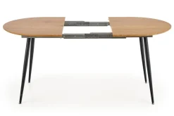 Stół Lora rozkładany, dab złoty/ czarny