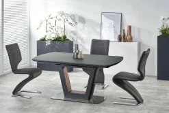 Stół Lotti rozkładany antracytowy mat /