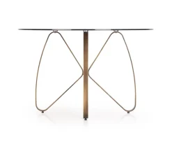 Stół Luna złoty antyczny / brązowy