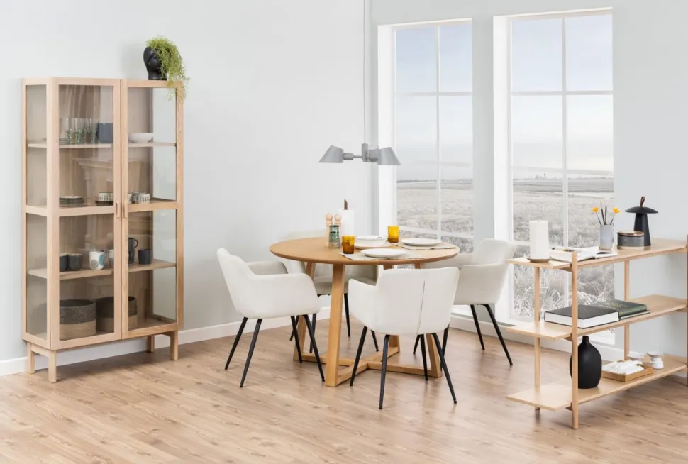 Stół Malika 120cm dąb okrągły