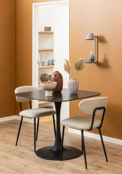 Stół Malta kwadratowy czarny