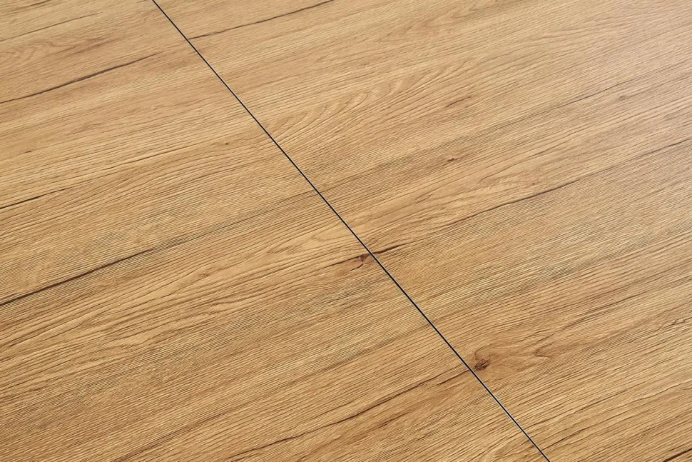 Stół Mira okrągły, rozkładany,dąb złoty/