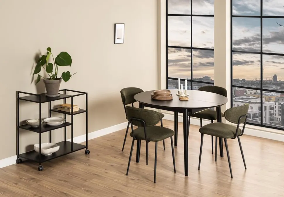 Stół Montreux okrągły czarny