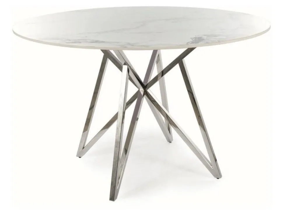 Stół Muran marmur/ chrom
