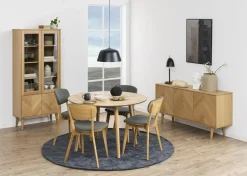 Stół Nagano okrągły jodełka