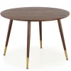Stół Nicode orzech/złoty