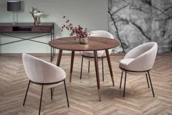 Stół Nicode orzech/złoty