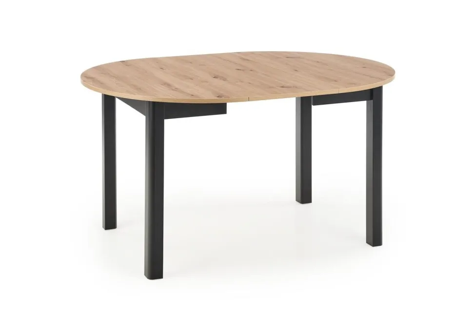 Stół Nigo rozkładany dąb artisan/ czarny