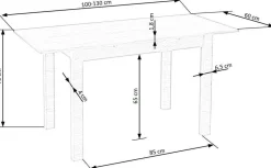 Stół Nigot rozkładany biały