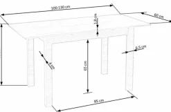 Stół Nigot rozkładany dąb craft