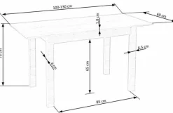 Stół Nigot rozkładany dąb wotan