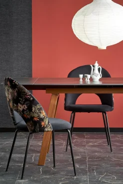 Stół Nozel rozkładany, czarny marmur