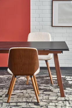 Stół Nozel rozkładany, czarny marmur