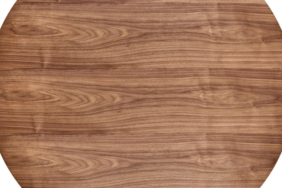 Stół Obituar okrągły, orzechowy