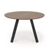 Stół okrągły Ralik orzechowy/nogi czarne