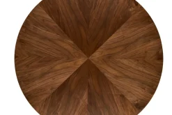 Stół okrągły Ralik orzechowy/nogi czarne