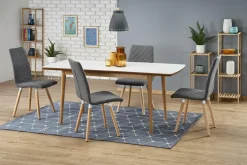 Stół Radley biały mat/ dąb lefkas