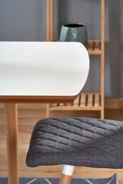 Stół Radley biały mat/ dąb lefkas