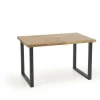 Stół Radus 120x78 drewno lite - dębowe