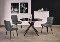 Stół Raleva okrągły czarny