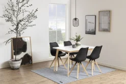 Stół Raven prostokątny naturalny/biały