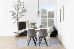 Stół Raven prostokątny naturalny/biały