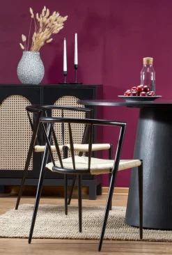 Stół Regin okrągły, czarny