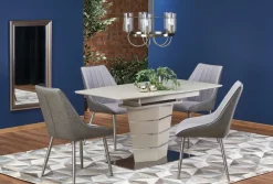 Stół Retos rozkładany beżowy mat