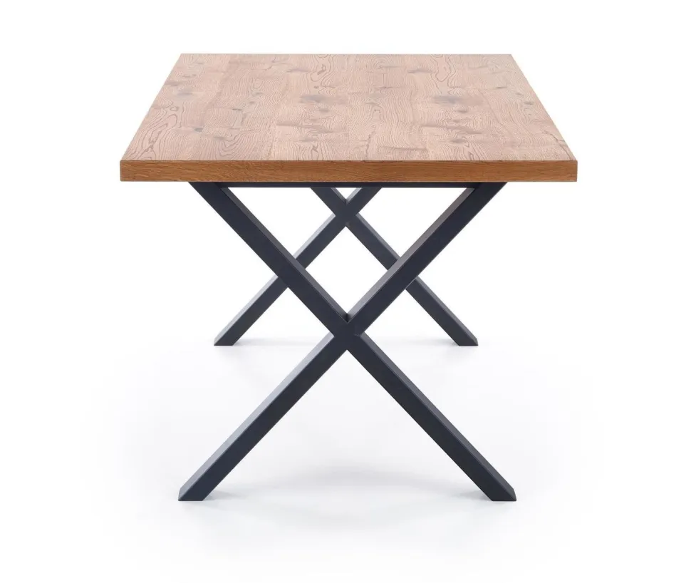 Stół Rivier dąb/czarny