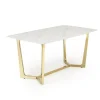 Stół Rohs biały/złoty