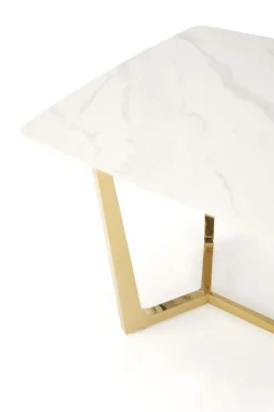 Stół Rohs biały/złoty