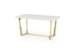 Stół Rohs biały/złoty