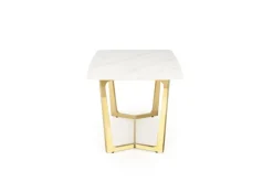 Stół Rohs biały/złoty