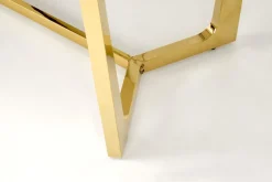 Stół Rohs biały/złoty