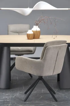 Stół rozkładany Ardel naturalny/czarny 100/180-240cm