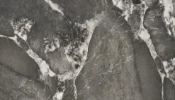 Stół rozkładany Asniki popielaty marmur/czarny 81/141-201cm