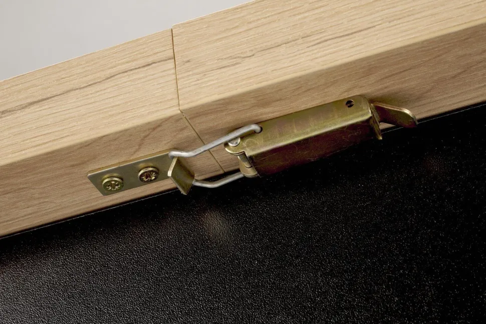 Stół rozkładany Carsten dąb artisan/czarny 80/120-160cm