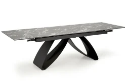 Stół rozkładany Margareth czarny 90/180-260cm